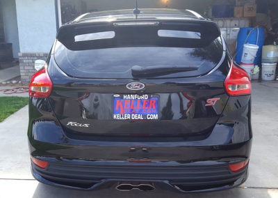 2017 Ford Focus Coated with Sapphire V1 Ceramic