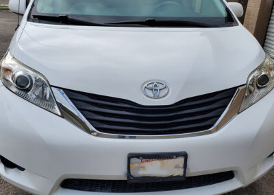 This 2011 Sienna van was fully oxidized and we really weren’t sure how it would come out. Happy to say the customer was excited when he saw that we not only got the oxidation off, but also gave the paint a high reflection and high gloss finish after coating it with our 7-year ceramic coating.