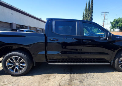 We did a multi-step to this Silverado 1500 to remove all the swirl marks, before applying our 7-year ceramic coating. We also coated the rims and added our promotional ceramic glass coating for free (normally a $150.00 Value) as well.