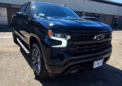 We did a multi-step to this Silverado 1500 to remove all the swirl marks, before applying our 7-year ceramic coating. We also coated the rims and added our promotional ceramic glass coating for free (normally a $150.00 Value) as well.